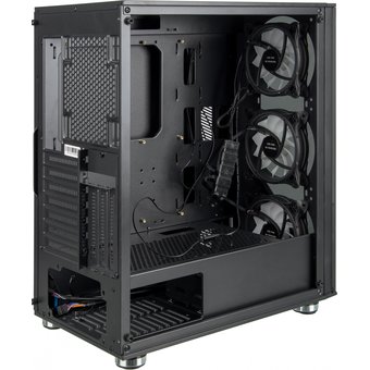  Корпус Formula V-Line 7713 черный без БП ATX 3x120mm 6x140mm 2xUSB2.0 1xUSB3.0 audio bott PSU 