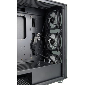  Корпус Formula V-Line 7713 черный без БП ATX 3x120mm 6x140mm 2xUSB2.0 1xUSB3.0 audio bott PSU 