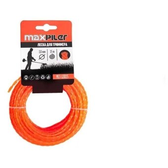  Леска для триммера Maxpiler MLT-13015 3.0MM*15M, квадрат крученый 