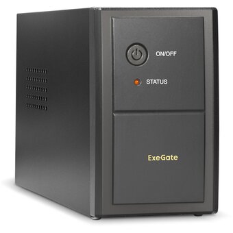  ИБП ExeGate Power Back BNB-450.LED.AVR.2SH (EP279215RUS) 450VA/240W, LED, AVR,2*Schuko, металлический корпус, Black 