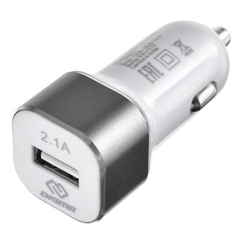  АЗУ Digma DGCC-1U-2.1A-WG 2.1A белый 