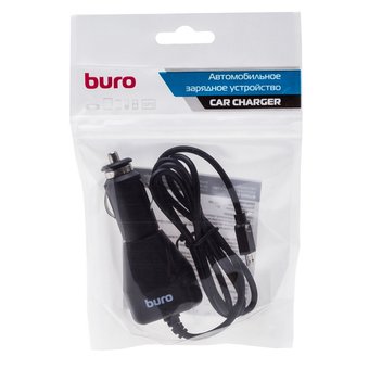  АЗУ Buro XCJ-048-EM-1A 1A кабель microUSB черный 