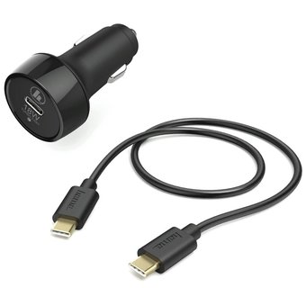  АЗУ Hama H-183327 3A PD+QC кабель USB Type C черный (00183327) 
