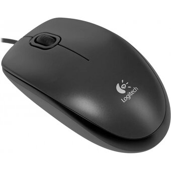  Мышь Logitech M90 (910-001970) black (USB1.1, проводная. оптическая, 1000dpi, 2but) 