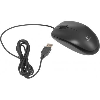  Мышь Logitech M90 (910-001970) black (USB1.1, проводная. оптическая, 1000dpi, 2but) 