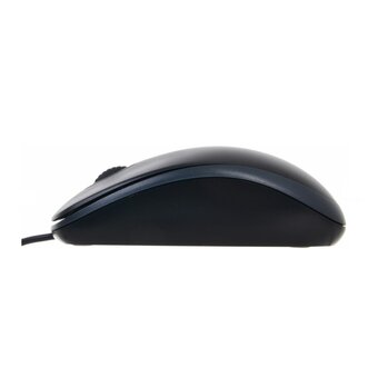  Мышь Logitech B100 (910-005547) black (USB, проводная. оптическая, 800dpi, 2but) 