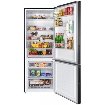  Холодильник Maunfeld MFF1857NFSB черный 