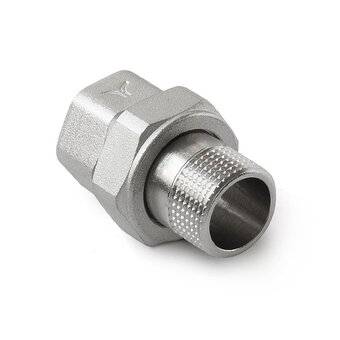  Американка прямая никелированная Pro Aqua Ду40 (10-m40-f40x) (2/20) 