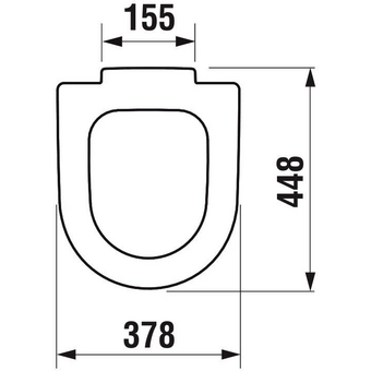  Крышка-сиденье Jika Olymp 9328.4.300.000.1 SoftClose 