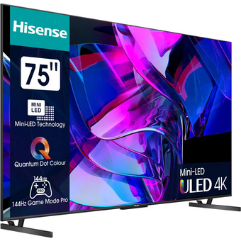  Телевизор Hisense 75U7KQ черный 