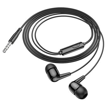  Наушники HOCO M97 Enjoy universal earphones with mic, black 