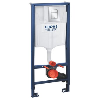  Инсталляция для унитаза GROHE Rapid SL 39501000 (панель смыва Skate Cosmopolitan S 37535000, хром+ревиз короб) 
