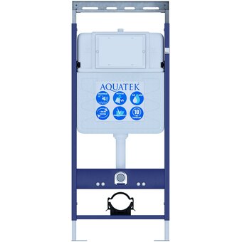  Инсталляция для подвесного унитаза Aquatek Easy Fix 50 INS-0000010 со звукоизоляционной прокладкой 