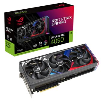  Видеокарта ASUS RTX 4090 (Rog-Strix-RTX4090-24G-Gaming) 24GB GDDR6X 384bit (2хHDMI, 3хDisplayPort) 