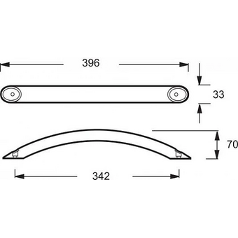  Ручки для ванны Jacob Delafon Biove/Parallel E60327-CP для чугунных ванн 