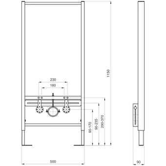  Инсталляция для биде Aquatek Standart INSB-0000001 