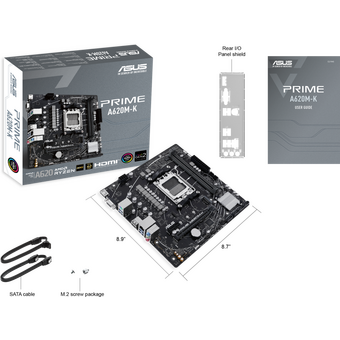  Материнская плата Asus Prime A620M-K 