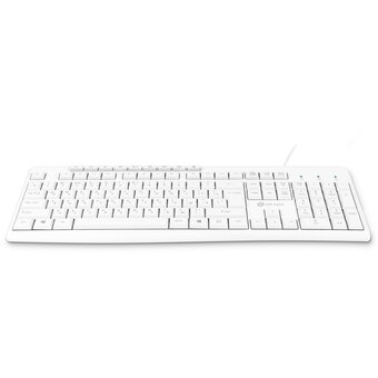  Клавиатура Oklick 305M (1875227) белый USB Multimedia 