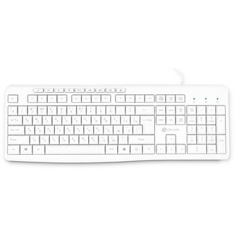  Клавиатура Oklick 305M (1875227) белый USB Multimedia 
