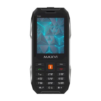  Мобильный телефон MAXVI T101 black 