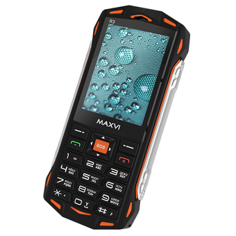  Мобильный телефон MAXVI R3 orange 