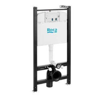 Унитаз подвесной с инсталляцией Roca Meridian Pack 893104110 с клавишей и сиденьем 
