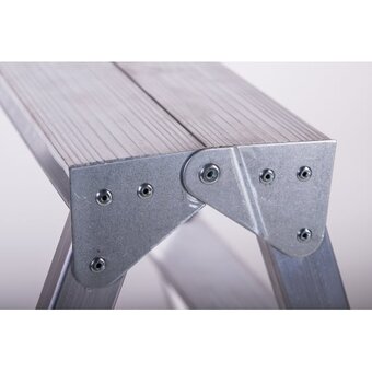  Стремянка алюминиевая двухсторонняя STAIRS AS203 03 ступени 