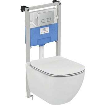  Унитаз подвесной с инсталляцией и кнопкой Ideal Standard Tesi R030501 