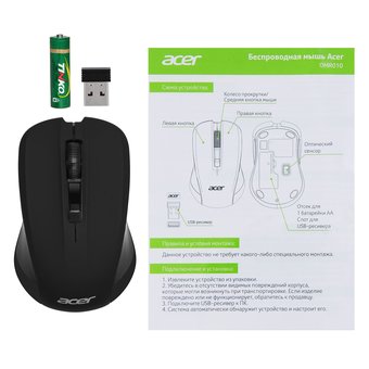  Мышь Acer OMR010 (ZL.MCEEE.005) черный 