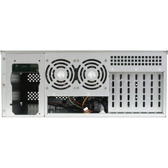  Корпус Procase ES408XS-SATA3-B-0 4U Rack server case (8 SATA3/SAS 12Gb hotswap HDD), черный, без блока питания, глубина 400мм, MB 12"x13" 