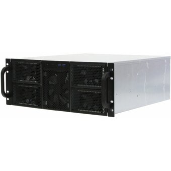  Корпус Procase RE411-D0H16-E-55 4U server case,0x5.25+16HDD,черный,без блока питания,глубина 550мм,MB EATX 12"x13" 