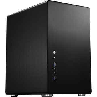  Корпус Jonsbo RM2 Black без БП, mini-ITX, micro-ATX, ATX, черный 