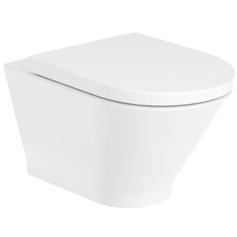  Унитаз подвесной с инсталляцией Roca The Gap Round Pack 893105000 с сиденьем Supralit 