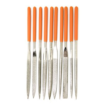  Набор надфилей КОБАЛЬТ 790-182 алмазных 10 шт 