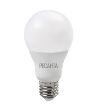  Лампа светодиодная Ресанта LL-R-A65-15W-230-3K-E27 