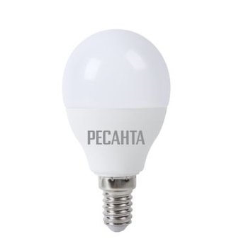  Лампа светодиодная Ресанта LL-R-G45-7W-230-4K-E14 