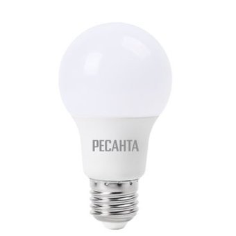  Лампа светодиодная Ресанта LL-R-A60-9W-230-4K-E27 