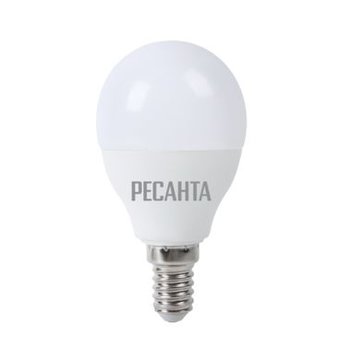  Лампа светодиодная Ресанта LL-R-G45-7W-230-3K-E14 