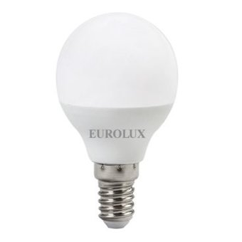  Лампа светодиодная Eurolux LL-E-G45-7W-230-4K-E14 