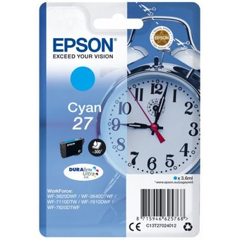  Картридж Epson C13T27024022 I/C Cyan WF7110/7610/7620 