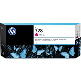  Картридж струйный HP 728 F9K16A пурпурный (300мл) для HP DJ T730/T830 