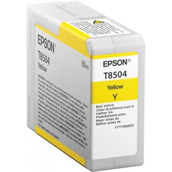  Картридж Epson C13T850400 T850 SC-P800 Yellow T850400 UltraChrome HD ink 80ml 
