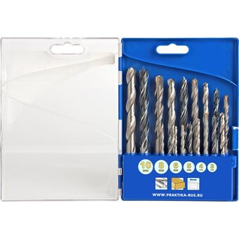  Набор сверл комбинированный ПРАКТИКА Профи 640-391 18 шт 