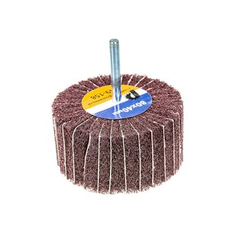  Круг лепестковый с оправкой ПРАКТИКА Профи 649-158 80х40мм комбинированный, хвостовик 6 мм 