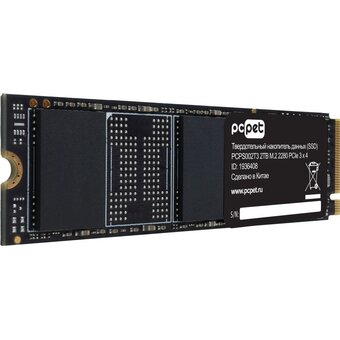  SSD PC Pet PCPS002T3 PCI-E 3.0 x4 2Tb M.2 2280 OEM 