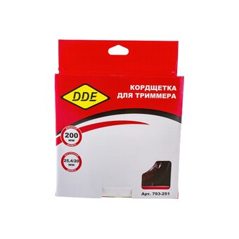  Кордщетка для триммера DDE 793-251 пластиковая, 200*20/25,4мм 