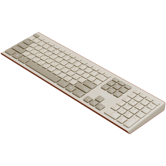  Клавиатура+мышь Acer OCC200 (ZL.ACCEE.004) клав:бежевый/коричневый мышь:бежевый/коричневый USB беспроводная slim Multimedia 