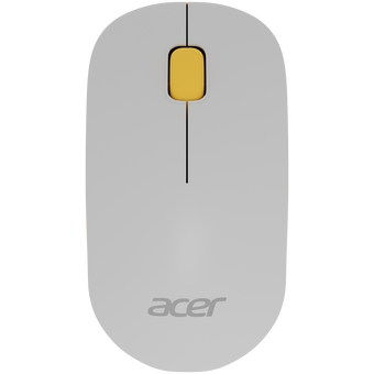  Клавиатура+мышь Acer OCC200 (ZL.ACCEE.002) клав:желтый/белый мышь:белый/желтый USB беспроводная slim Multimedia 