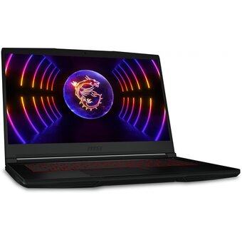  Ноутбук MSI GF63 Thin 12VE-466RU (9S7-16R821-466) i7 12650H 16Gb SSD512Gb GeForce RTX4050 6Gb 15.6" IPS FHD (1920x1080) noOS black 