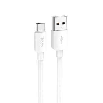  Дата-кабель HOCO X96 Hyper 27W charging data cable Type-C (белый) 